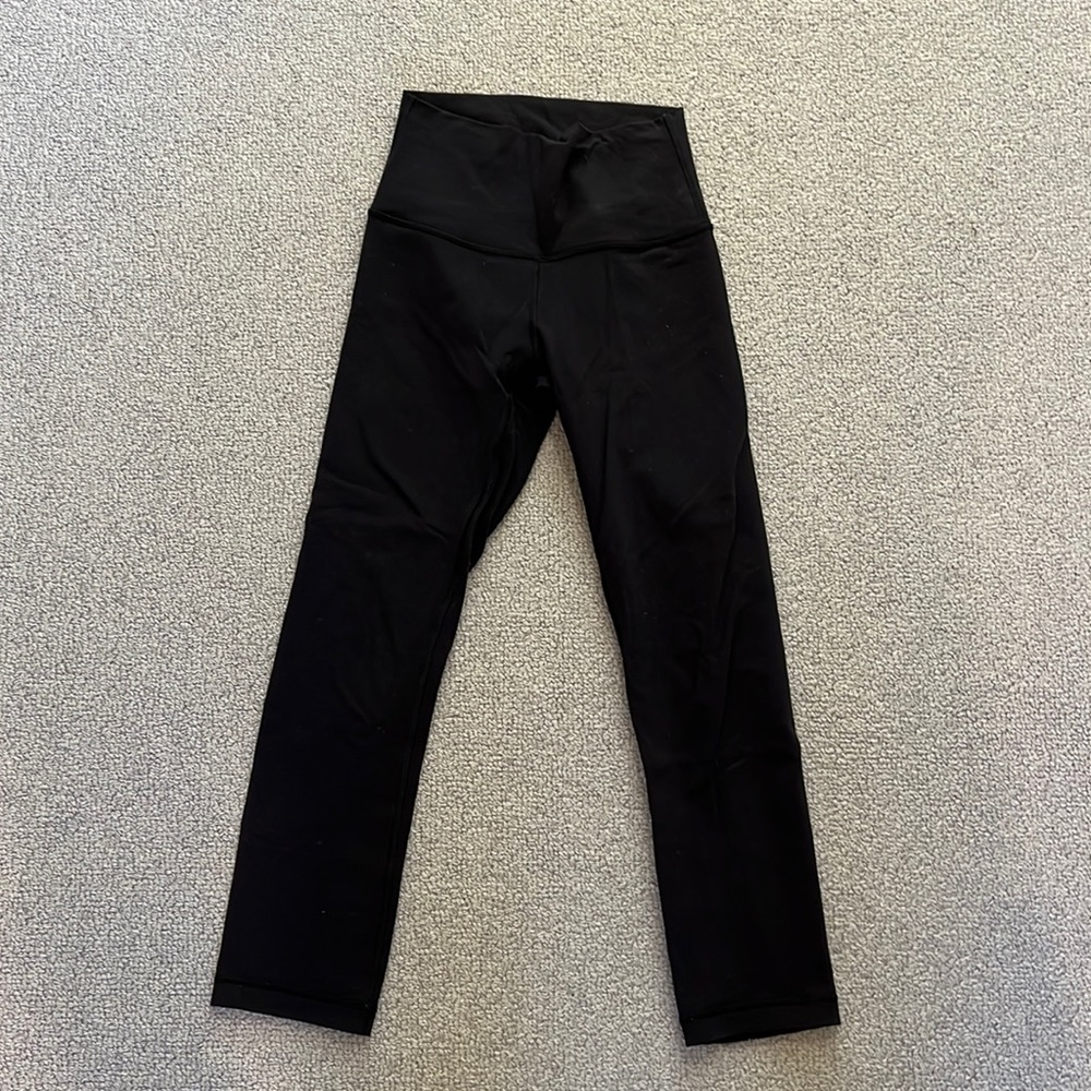 Black Lululemon Leggings 23” - Picture 2 of 3